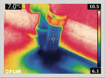 thermal-imaging image